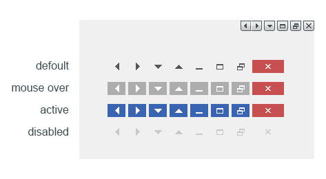 GUI Icons and Buttons Design