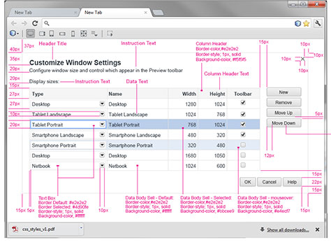 Graphical User Interface GUI Design