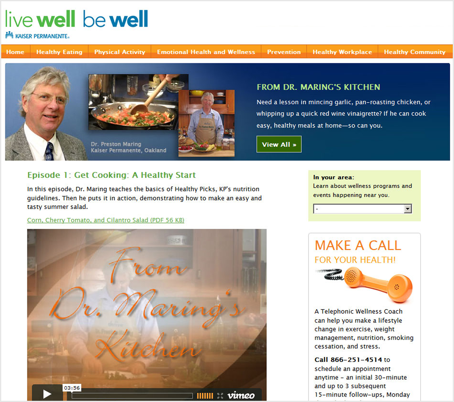 Kaiser Permanente Mockups