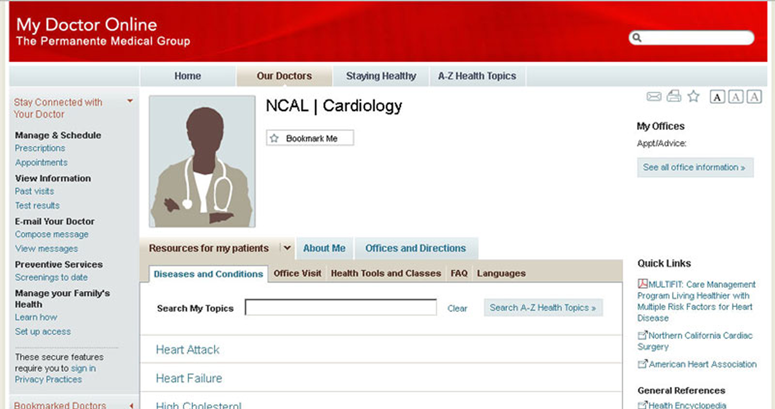 Kaiser Permanente Mockups