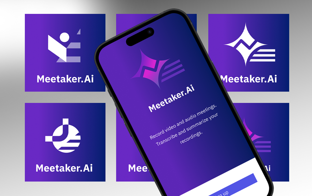 Meetaker AI identity design