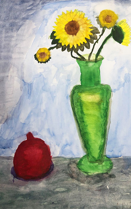 Nyra Sunflowers artwork full size